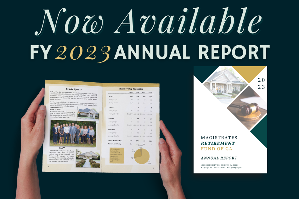 Image showing that the MRF Fiscal Year 2023 Annual Report is now available